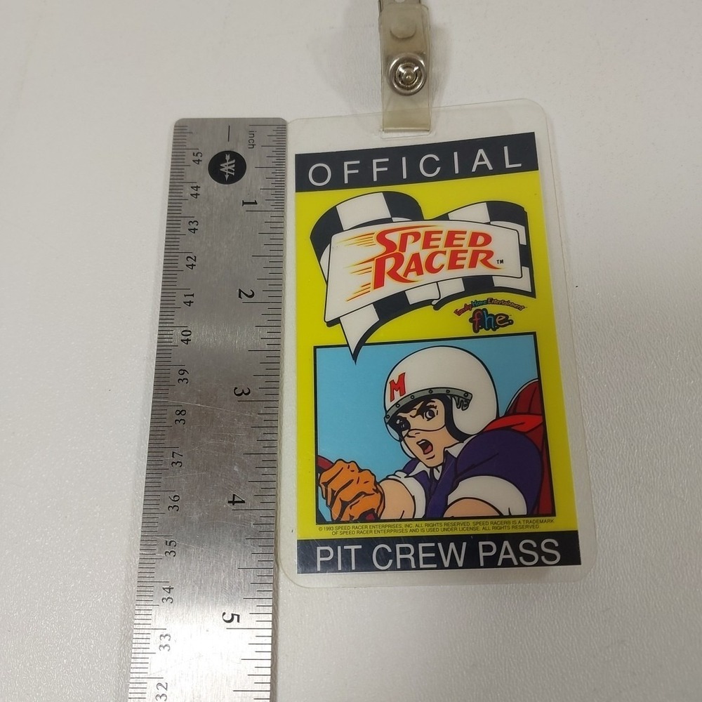 Vintage Promotional‎ 1993 Official Speed Racer Pit Crew Badge - Picture 3 of 3